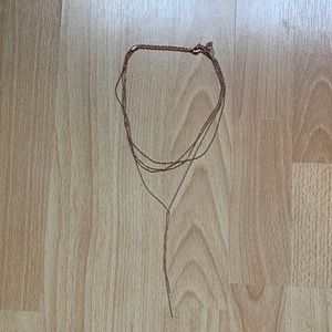 Rose gold necklace